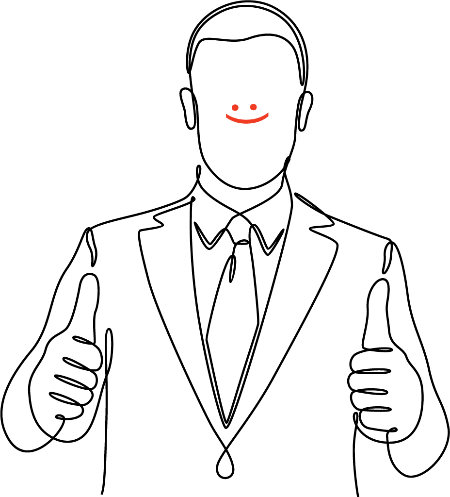 smiling person